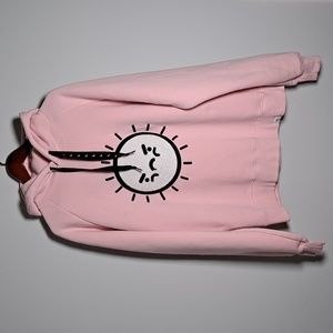 TSUKI Market 'Why Are You Sad' Unisex Hoodie Frown Face PewDiePie CutiePie M